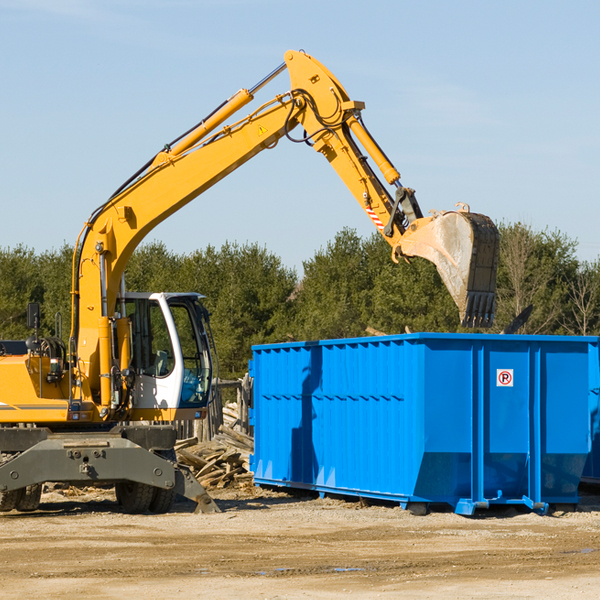 what happens if the residential dumpster is damaged or stolen during rental in Brandonville West Virginia